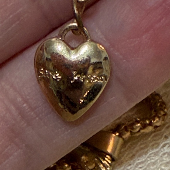 🧜♀️bogoho🧜♀️🧜♀️🧜♀️Betsy Johnson Blue and Gold Mermaid Pendant Necklace - Picture 3 of 8